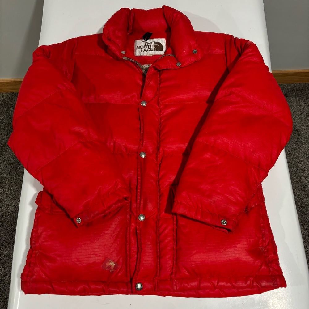 The North Face Red Puffer Jacket